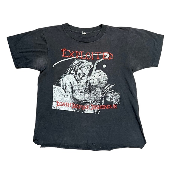Vintage Other - 1987 The Exploited North American Tour Vintage Shirt Small
